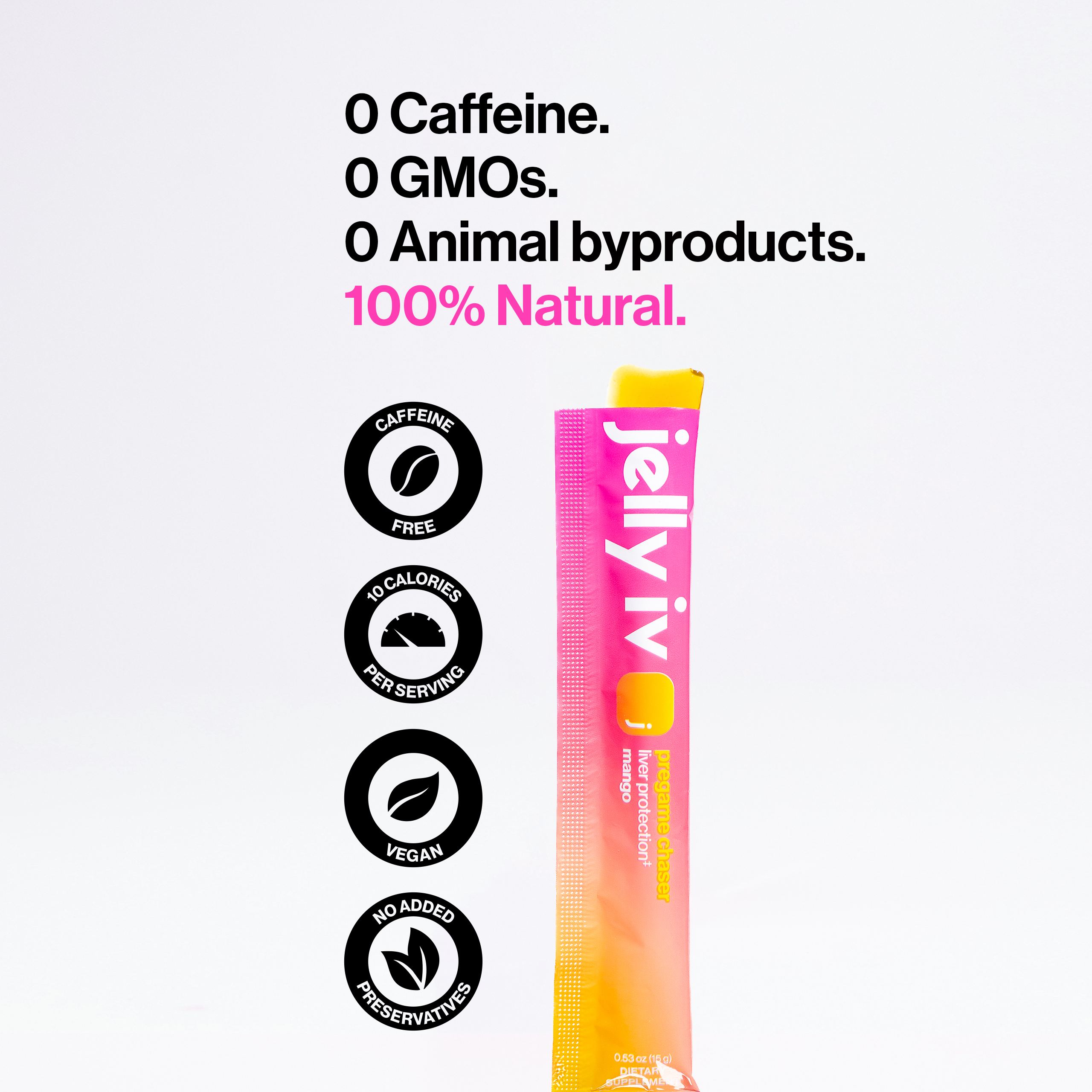 Jelly IV Pregame Chaser For Morning Recovery, Plant Based Instant Hydration Packets With Liver Protection | 15 Count Pac Jelly IV Pregame Chaser For Morning Recovery, Plant Based Instant Hydration Packets With Liver Protection | 15 Count Pac